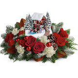 Kinkade Snowfall Dreams Bouquet Medium