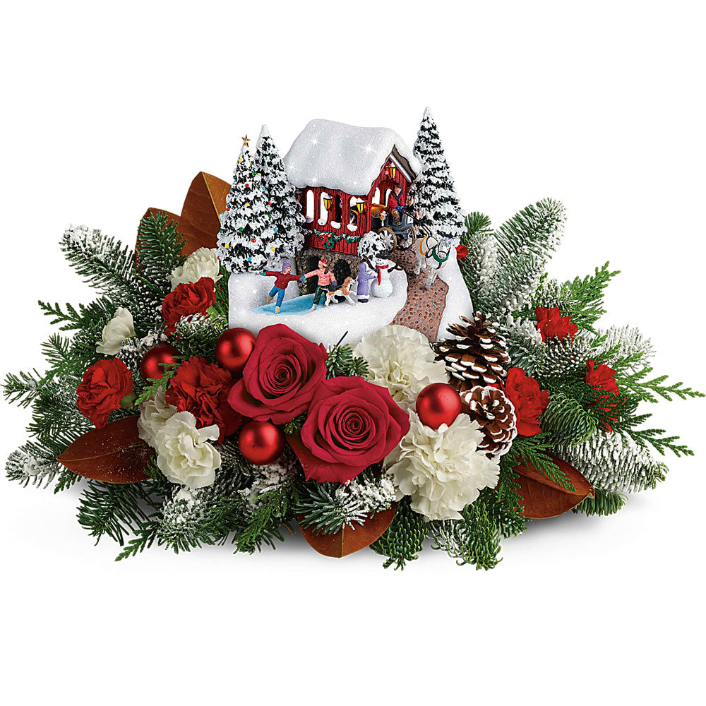 Kinkade Snowfall Dreams Bouquet Standard