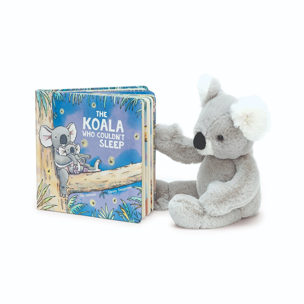 The Koala who couldn't sleep book with koala