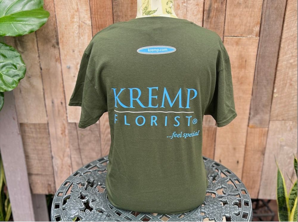 Kremp Florist Green T-Shirt Back