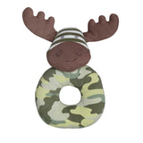 Military Moose Organic Farm Buddies Teething Rattle