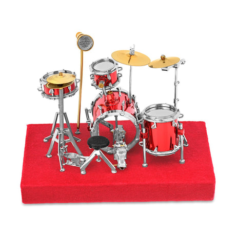 Miniature Red Drum Set