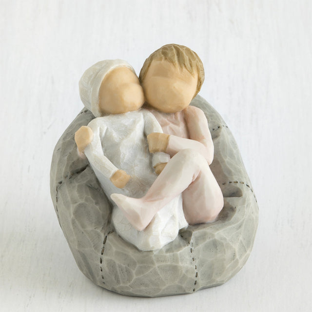 My New Baby Willow Tree figurine in blush