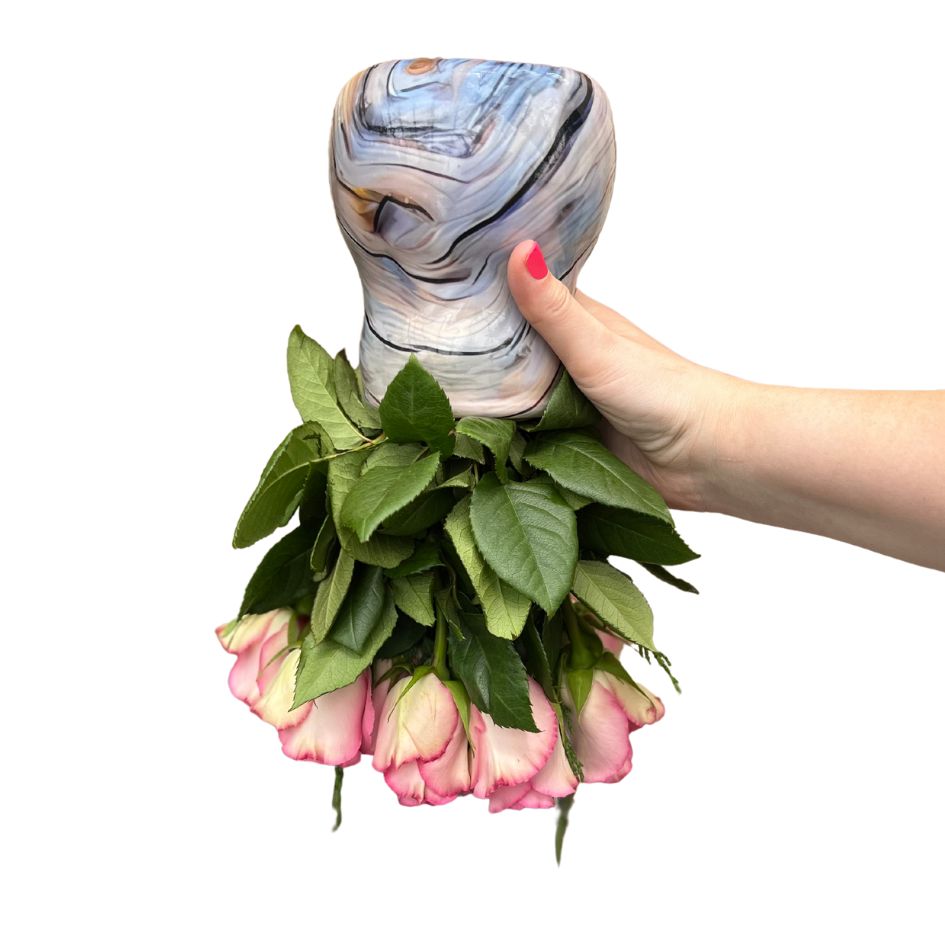 Spill Proof Rose Vase