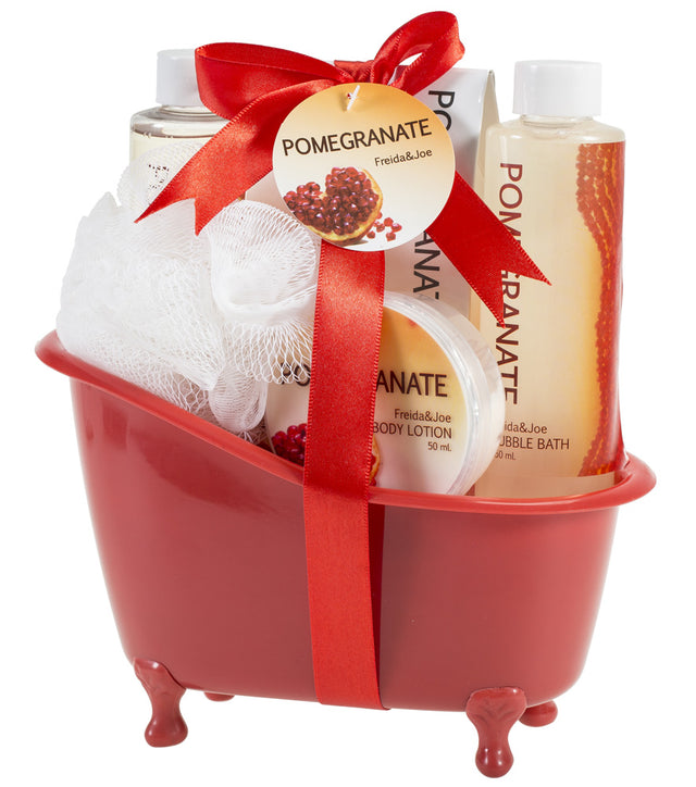 Pomegranate Spa Tub Gift Set