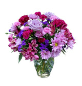 Purple Blooms Vase- Standard