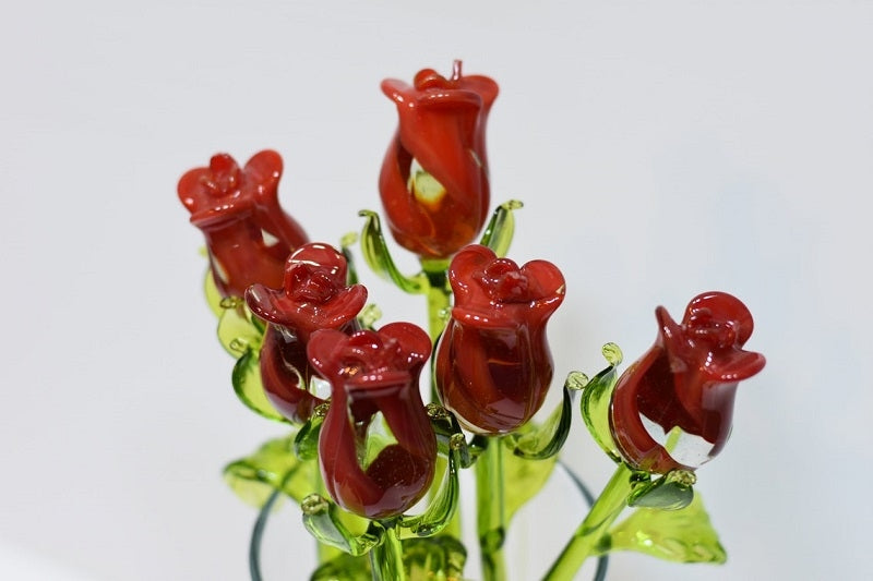 Red Glass Roses