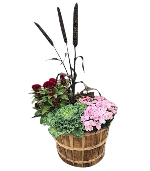 Rustic Autumn Bushel Basket 2