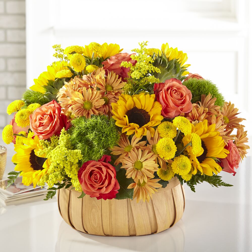 Harvest Sunflower Bouquet - Premium