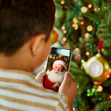 Santa on cell phone