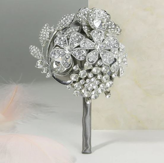 Shimmering Brooch Boutonniere