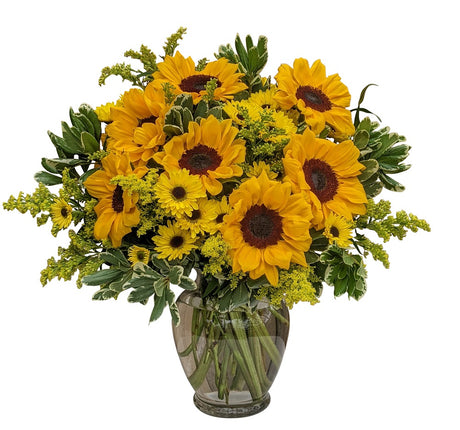 Sunflower Vase - Deluxe