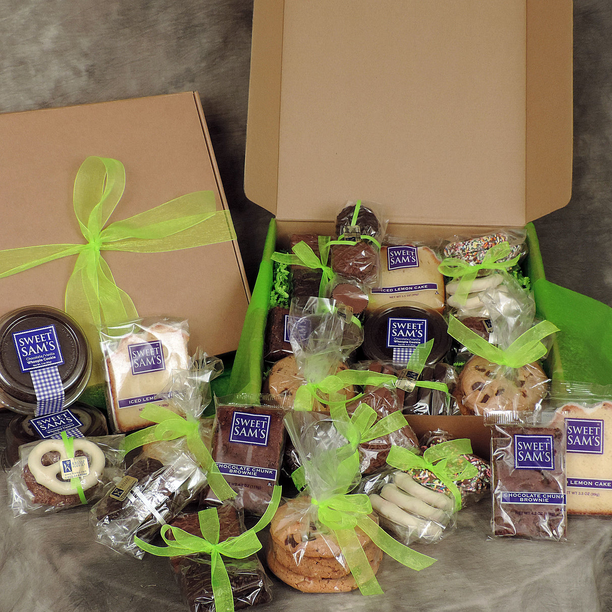 Sweet Treats Gift Box of baked cakes and cookies