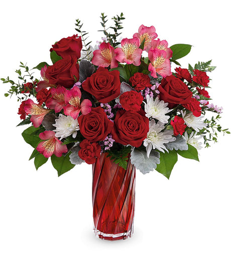 Teleflora Swirling Splendor Bouquet - Premium