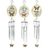 Sympathy Butterfly Wind Chimes 