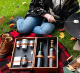 Traveling bar cart for picnics