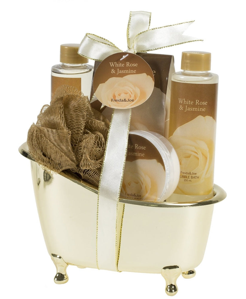 Spa Tub Gift Set- White Rose Jasmine