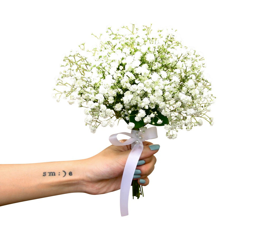 Flower Girl Bouquet of Babys Breath