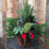 Outdoor Christmas Patio Pot