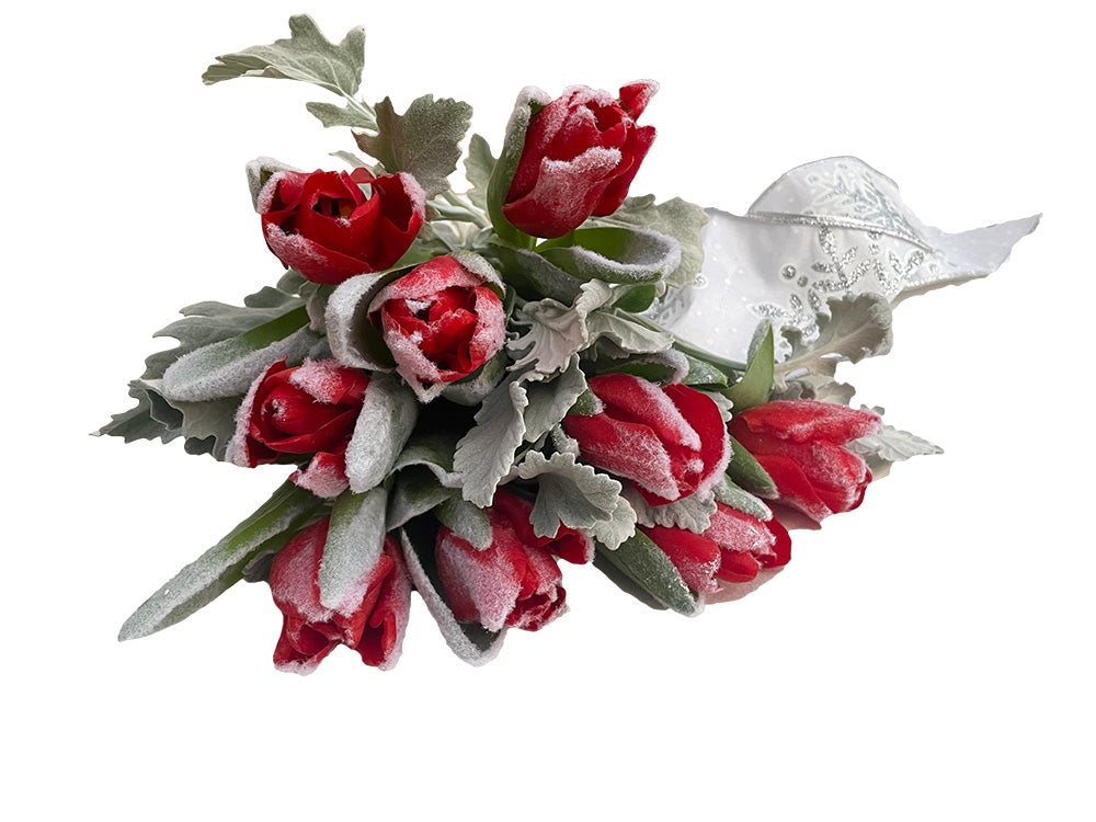 Enchanted Frosted Winter Tulip Bouquet